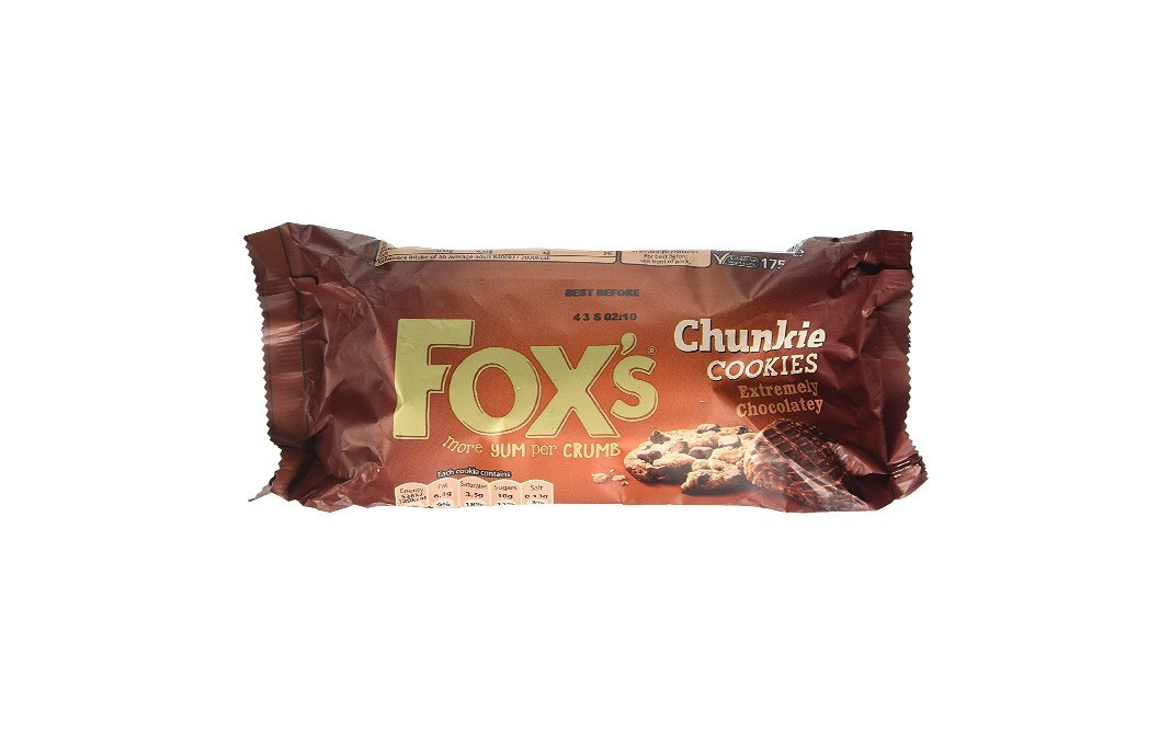 Fox'S Chunkie Cookies Extremely Chocolatey   Pack  180 grams